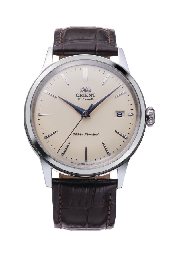 Orient RA-AC0M04Y30B Kurmalı Otomatik Deri Kahverengi Kristal Cam 38 mm Erkek Kol Saati