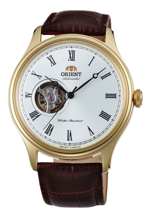 Orient Open Heart TAG00002W0 Kurmalı Otomatik Deri Kahverengi 43 mm Erkek Kol Saati