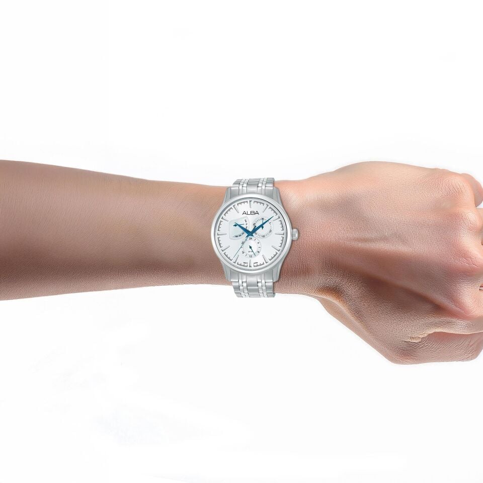 Alba AZ8017X1 Quartz Çelik Gri 42 mm Erkek Kol Saati