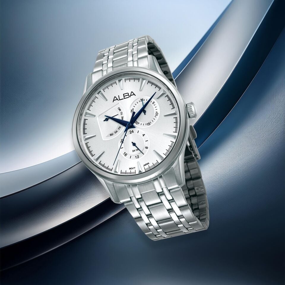 Alba AZ8017X1 Quartz Çelik Gri 42 mm Erkek Kol Saati