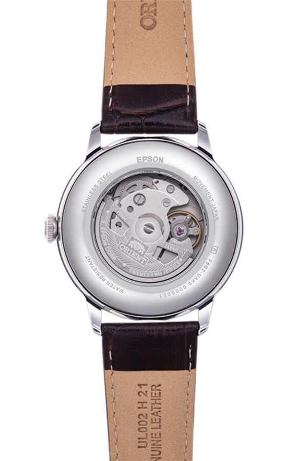 Orient Kurmalı Otomatik Deri Kahverengi Sun&Moon 42 mm Erkek Kol Saati