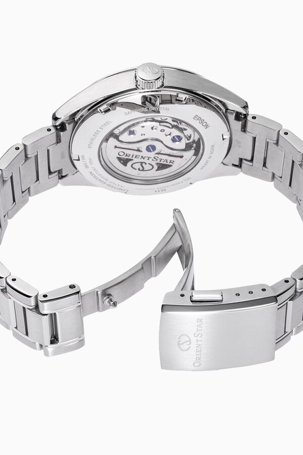 Orient Star Limited Edition RE-BX0009B00B Kurmalı Otomatik Çelik Gri Siyah Kadran 10 ATM 40 mm Erkek Kol Saati