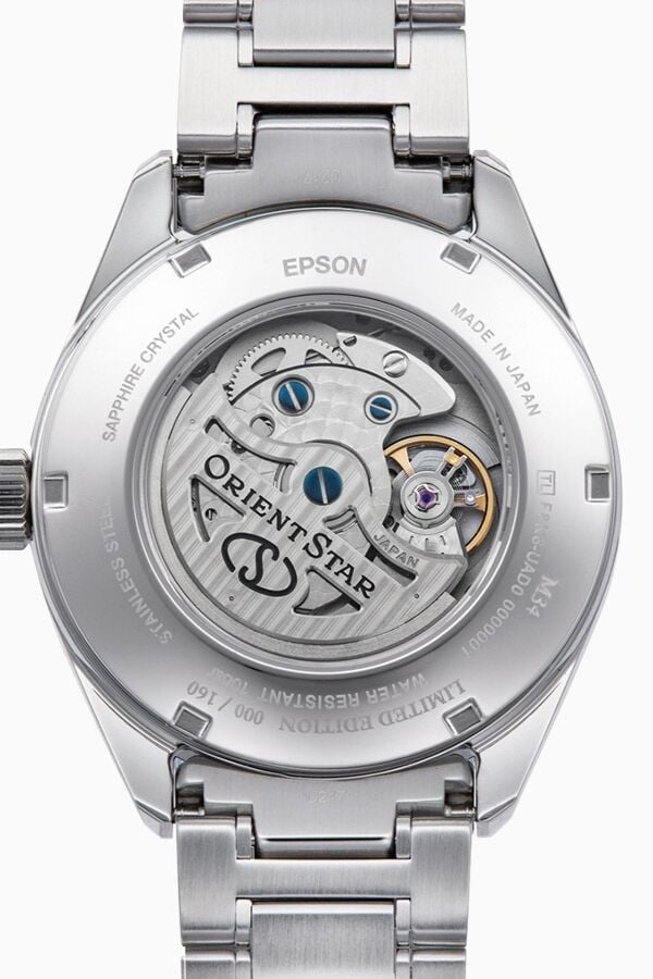 Orient Star Limited Edition RE-BX0009B00B Kurmalı Otomatik Çelik Gri Siyah Kadran 10 ATM 40 mm Erkek Kol Saati
