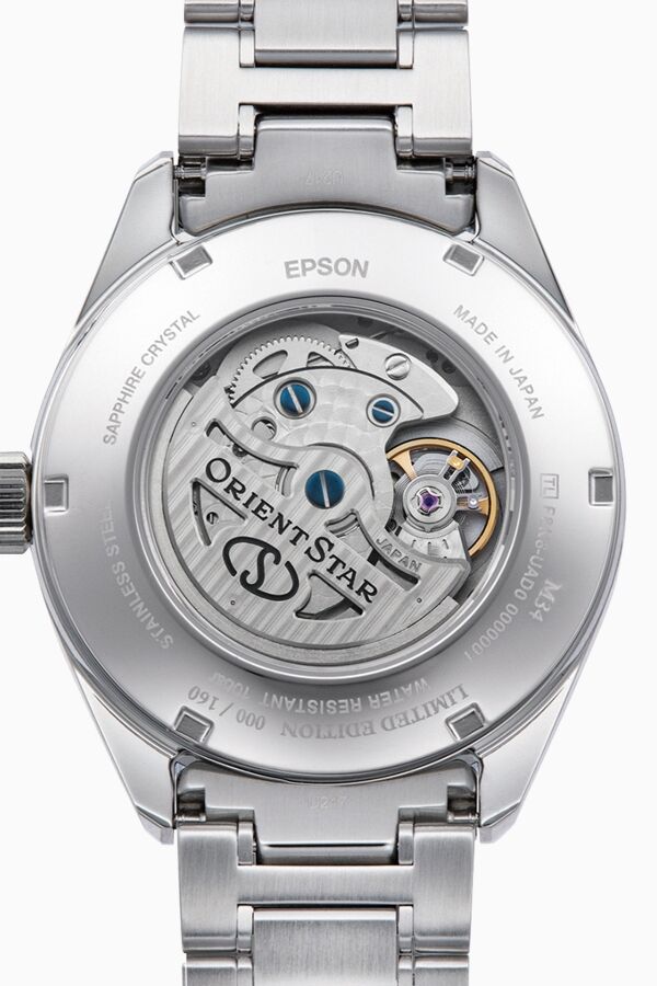 Orient Star Limited Edition RE-BX0009B00B Kurmalı Otomatik Çelik Gri Siyah Kadran 10 ATM 40 mm Erkek Kol Saati