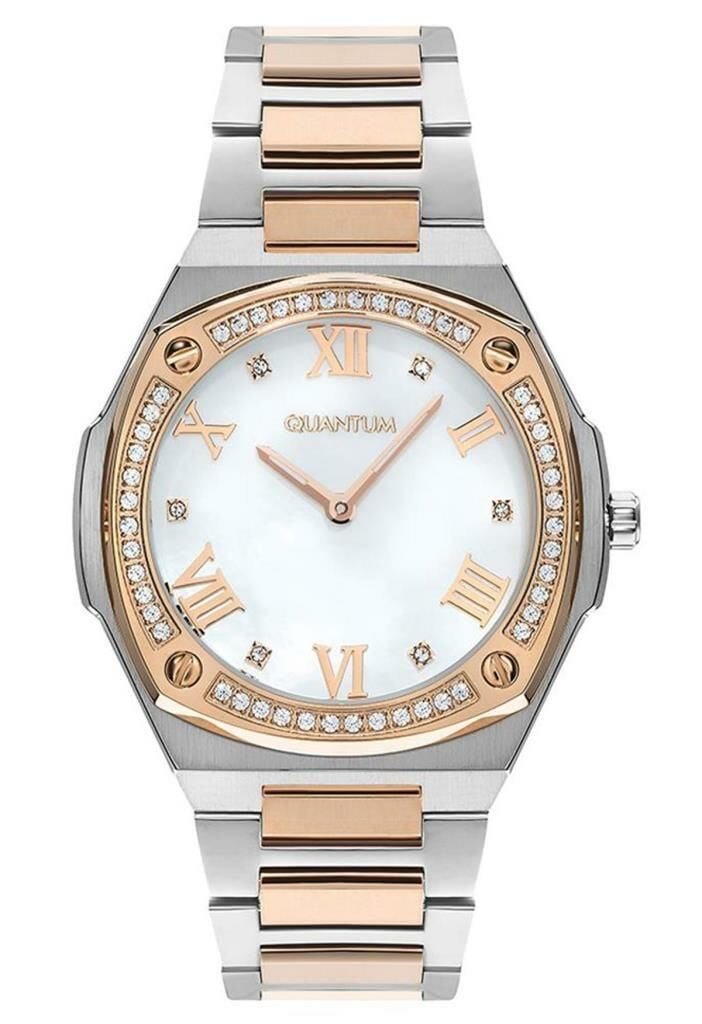 Quantum IML1050.520 Quartz Çelik Rose Gold/Metalik Gri 38 mm Kadın Kol Saati