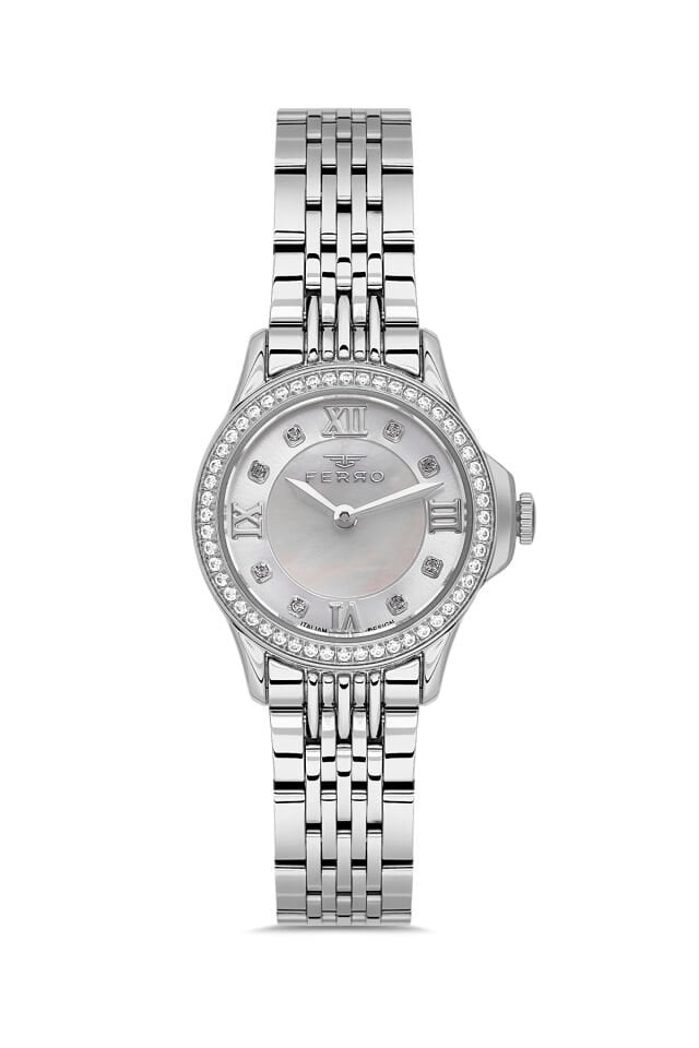 Ferro FL43030A-A Quartz Çelik Gri 26 mm Kadın Kol Saati