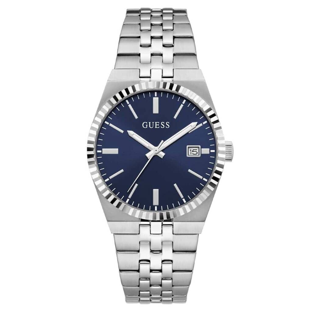 Guess GUGW1153G1 Quartz Çelik Gri Lacivert Kadran 39 mm Erkek Kol Saati