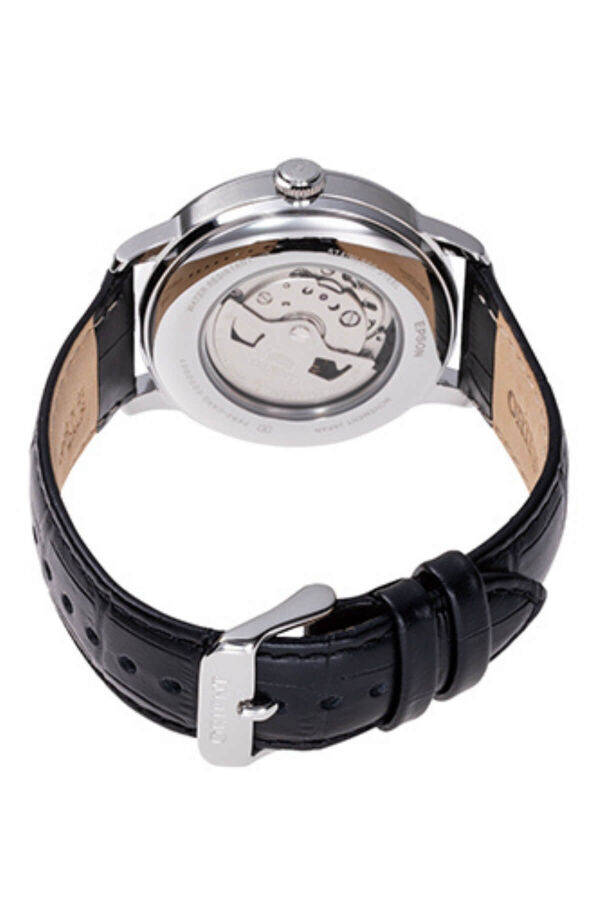 Orient Kurmalı Otomatik Deri Siyah Beyaz Kadran Sun&Moon 42 mm Erkek Kol Saati