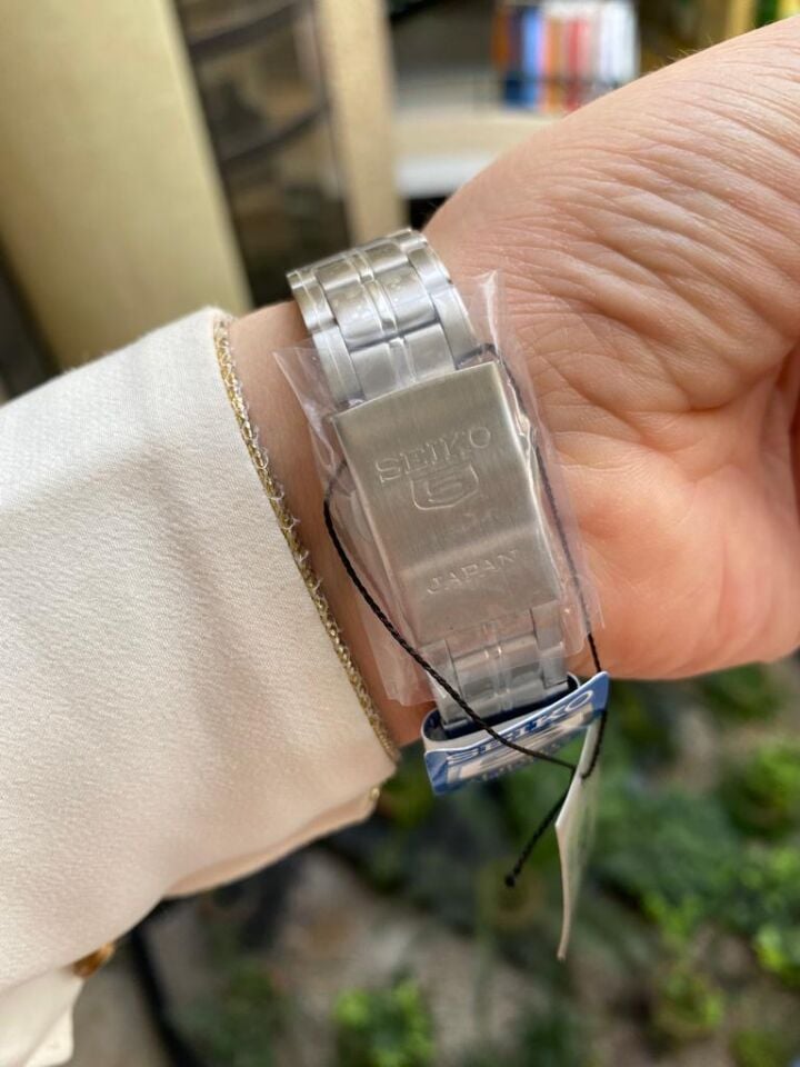 Seiko 5 Japan SNK563J1 39 mm Gri Çelik Erkek Kol Saati