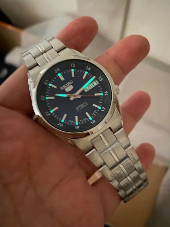 Seiko 5 Japan SNK563J1 39 mm Gri Çelik Erkek Kol Saati