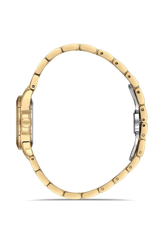 Ferro FL43030A-B4 Quartz Çelik Altın Rengi 26 mm Kadın Kol Saati