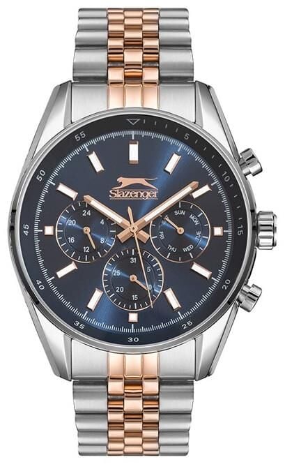 Slazenger SL.09.1934.2.03 45 mm Gri\Rose Erkek Kol Saati