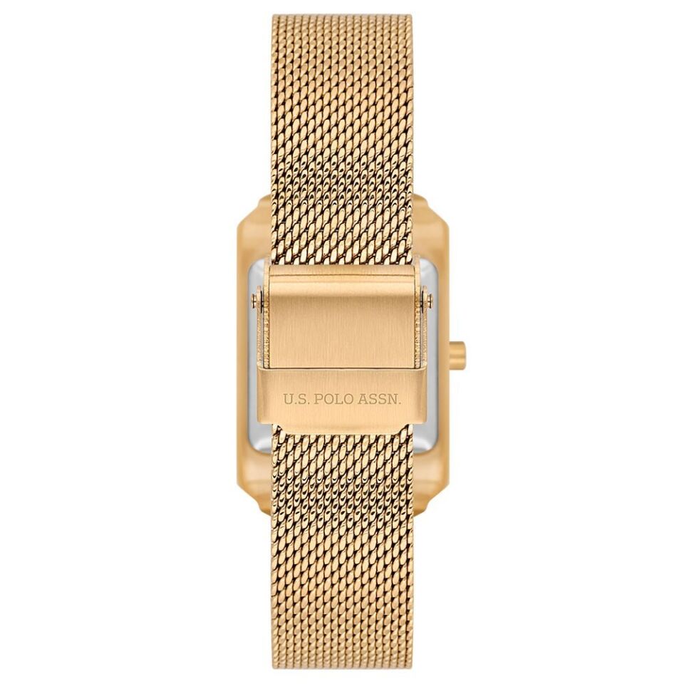 U.s. Polo Assn. USPA2073-03 Quartz Hasır Altın Rengi Kadın Kol Saati