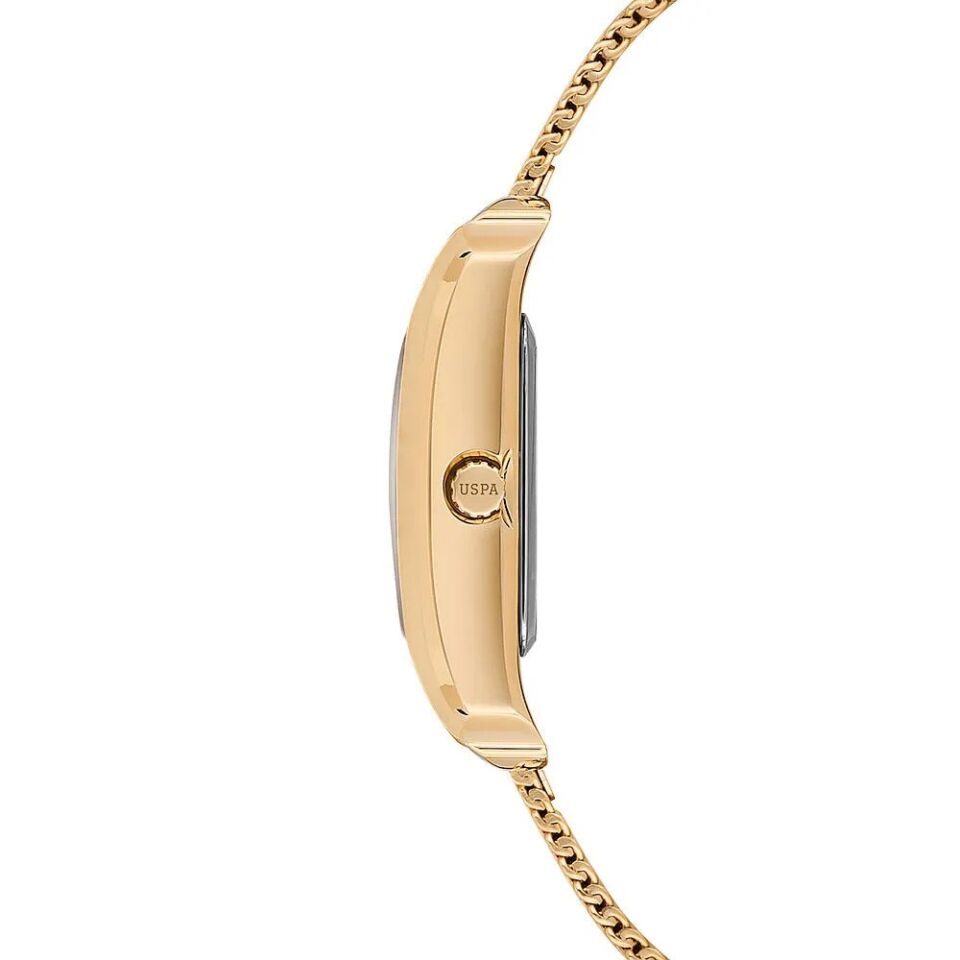 U.s. Polo Assn. USPA2073-03 Quartz Hasır Altın Rengi Kadın Kol Saati