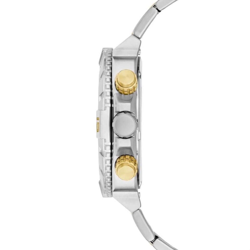 Guess GUGW0800G1 Quartz Çelik Altın/Gri Yeşil Kadran 44 mm Erkek Kol Saati