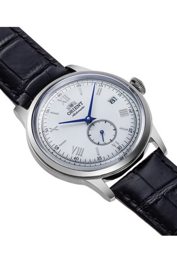 Orient Kurmalı Otomatik Deri Siyah Beyaz Kadran 38 mm Erkek Kol Saati
