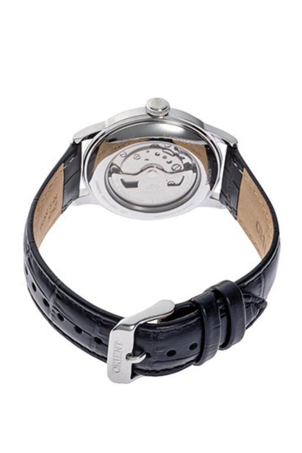 Orient Kurmalı Otomatik Deri Siyah Beyaz Kadran 38 mm Erkek Kol Saati