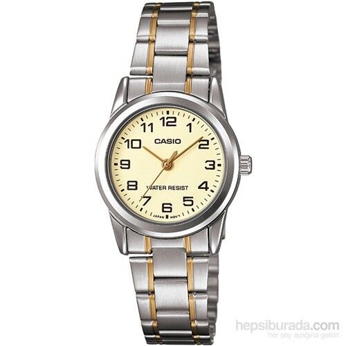 Casio LTP-V001SG-9BUDF Quartz Çelik Gri Altın Sarısı 25 mm Kadın Kol Saati