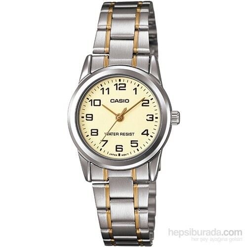 Casio LTP-V001SG-9BUDF Quartz Çelik Gri Altın Sarısı 25 mm Kadın Kol Saati
