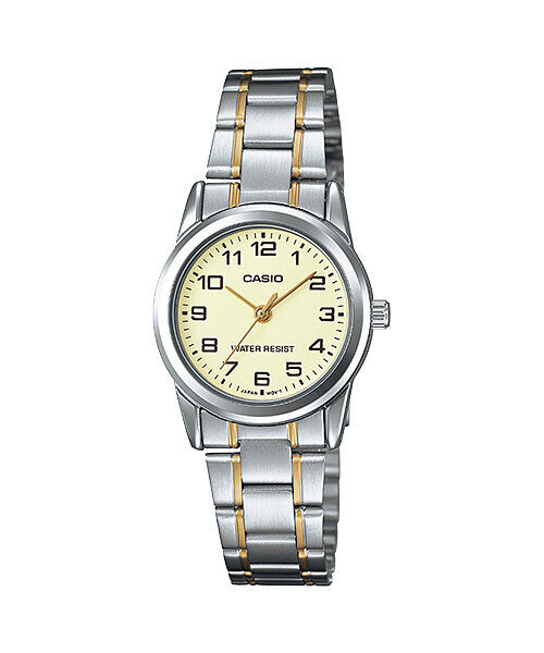 Casio LTP-V001SG-9BUDF Quartz Çelik Gri Altın Sarısı 25 mm Kadın Kol Saati