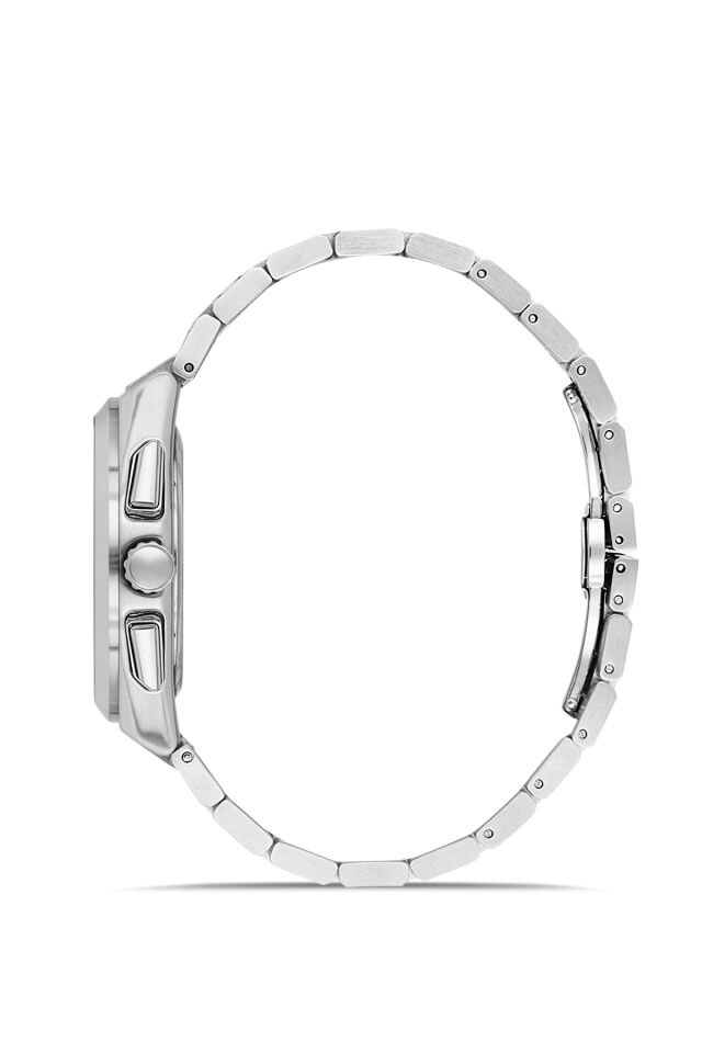 Ferro FM43037A-A3 Quartz Çelik Gri Lacivert Kadran 44 mm Erkek Kol Saati