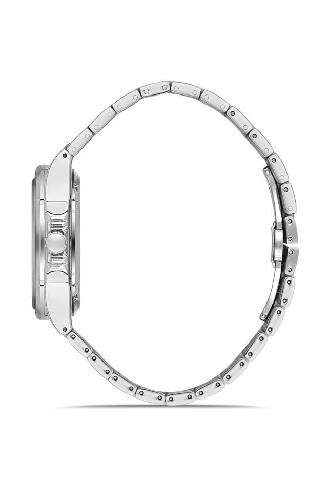 Ferro FM11648AWT-A15 Quartz Çelik Gri Turkuaz Kadran 40 mm Erkek Kol Saati