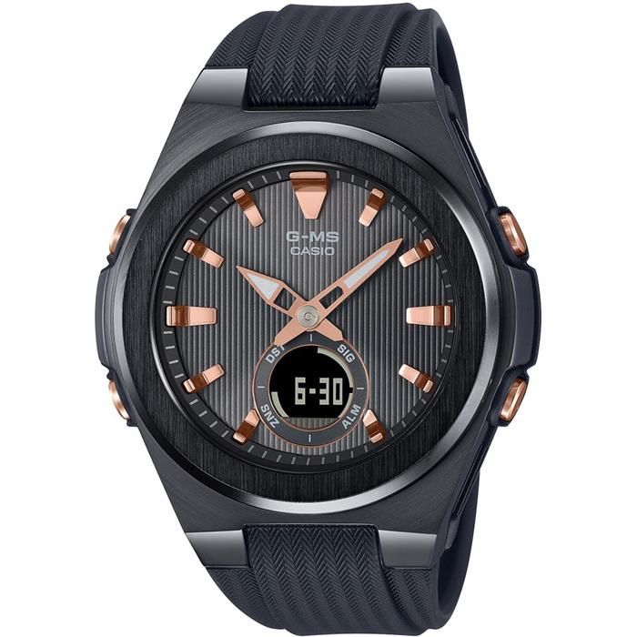 Casio MSG-C150G-1ADR Silikon Siyah 40 mm Erkek Kol Saati