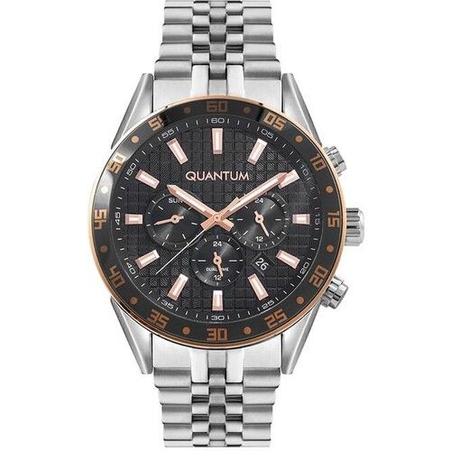 Quantum PWG948.450 46 mm Gri Çelik Erkek Kol Saati