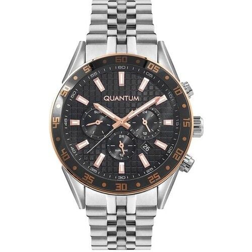 Quantum PWG948.450 46 mm Gri Çelik Erkek Kol Saati