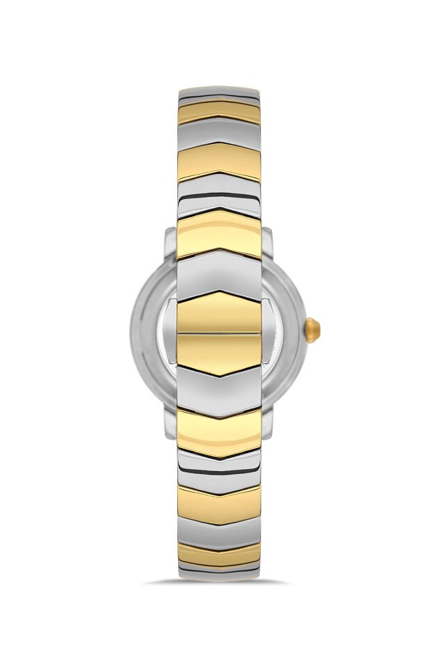 Ferro FL43009A-D6 Quartz Çelik Altın/Gri Yeşil Kadran 28 mm Kadın Kol Saati