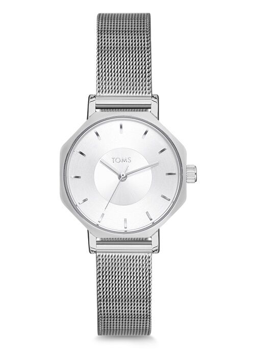 Toms Gümüş Hasır Kordon Kadın Kol Saati T1819C-912-A