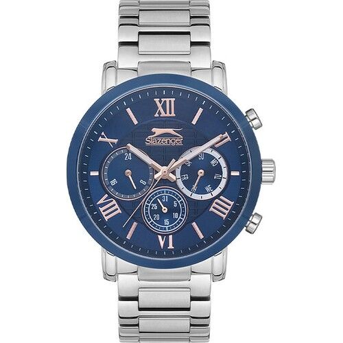 Slazenger Sl.09.6285.2.03 44 mm Gri Çelik Erkek Kol Saati AYNI GÜN KARGO