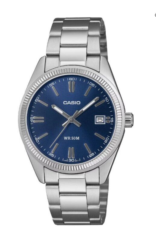 Casio UTP-1302PD-2A1AVDF Quartz Çelik Gri Lacivert Kadran 35 mm Erkek Kol Saati