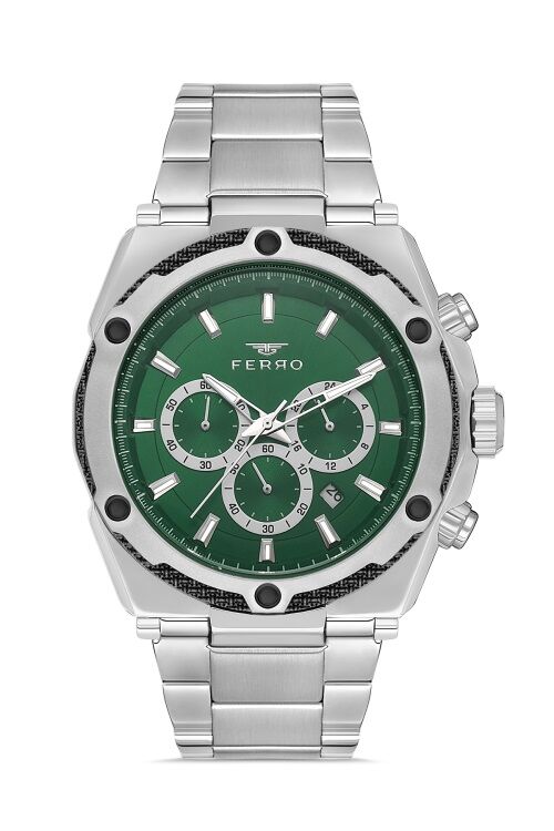 Ferro Gümüş Çelik Kordon Erkek Kol Saati FM31397A-J10