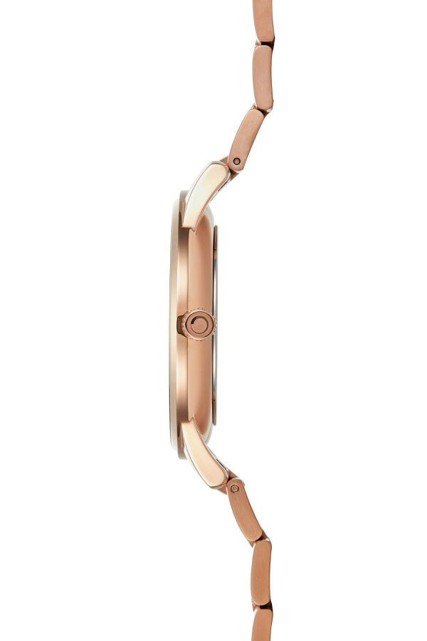 Obaku Denmark V247XDVESV Quartz Çelik Rose Yeşil Kadran 42 mm Erkek Kol Saati