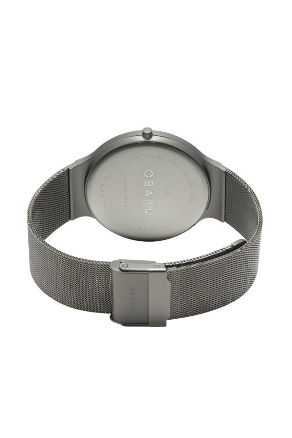 Obaku Denmark V307GXUUMU Quartz Hasır Siyah 40 mm Erkek Kol Saati