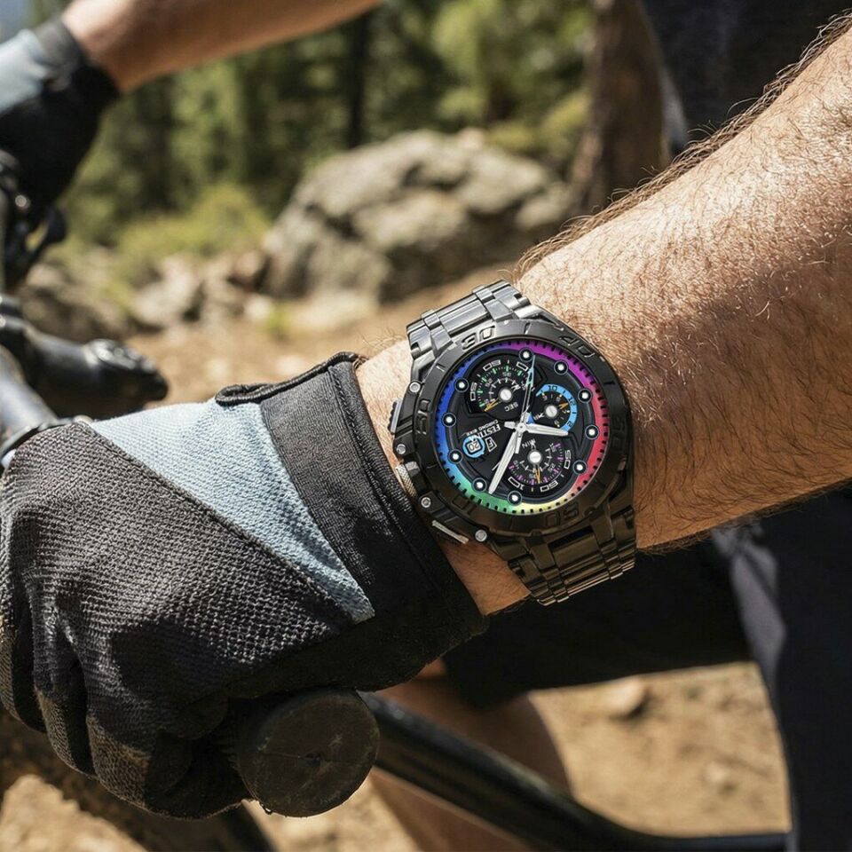 Festina F20761/1 Chrono Bike Limited Edition Quartz Çelik Siyah Safir 20 ATM 46 mm Erkek Kol Saati