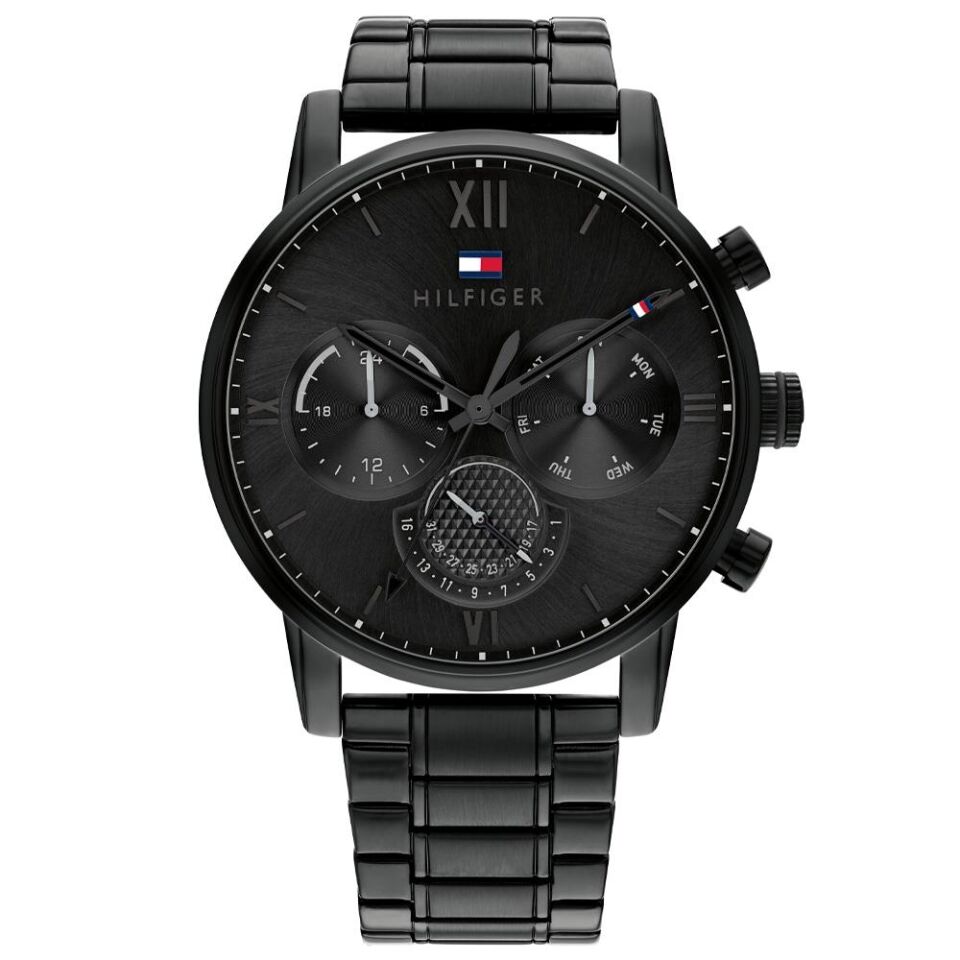 Tommy Hilfiger TH1791879 44 mm Siyah Erkek Kol Saati