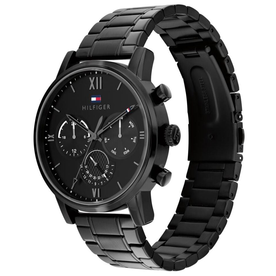 Tommy Hilfiger TH1791879 44 mm Siyah Erkek Kol Saati