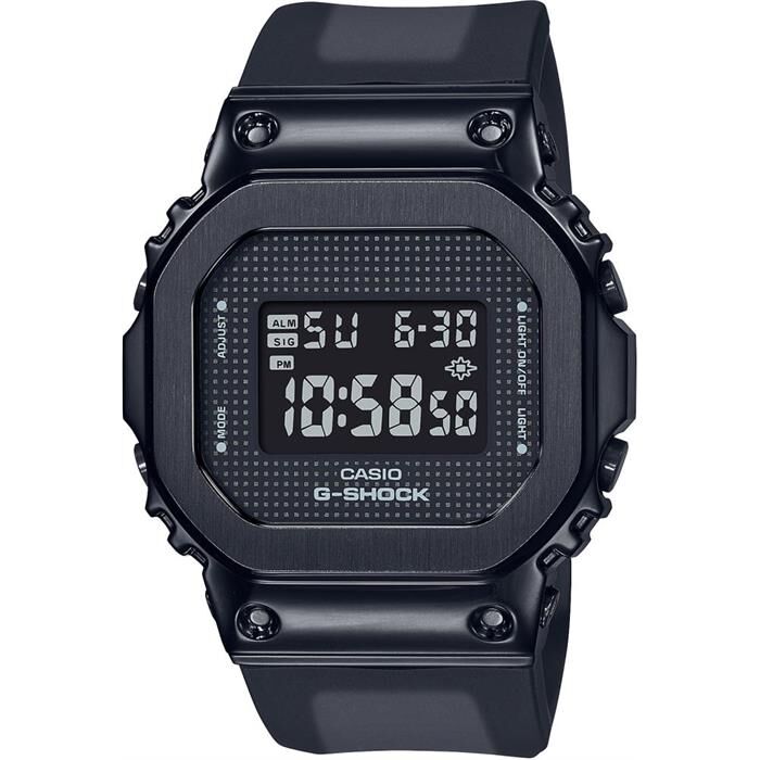 Casio GM-S5600SB-1DR Dijital Silikon Siyah 20 ATM 38 mm Erkek Kol Saati