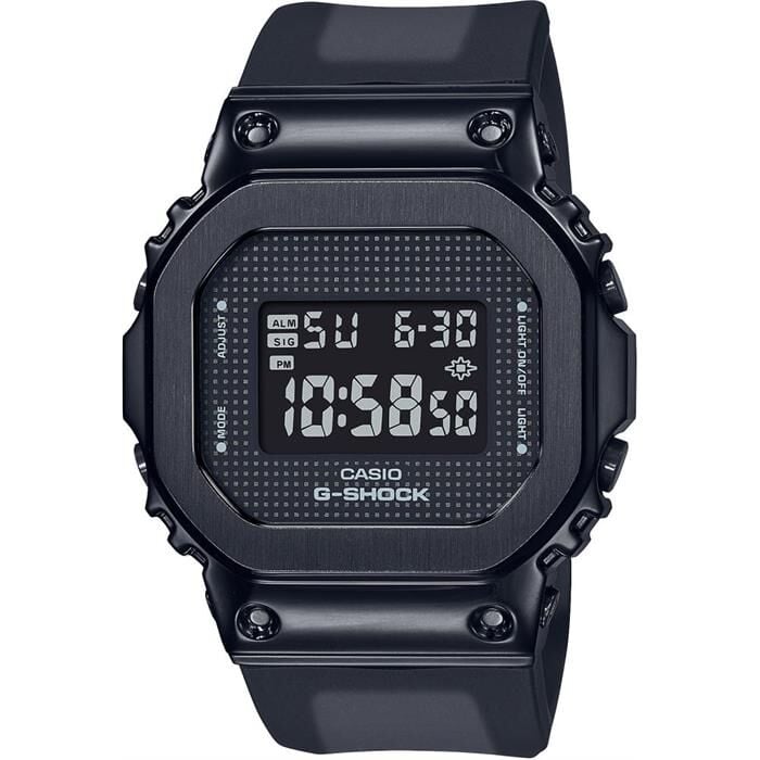 Casio GM-S5600SB-1DR Dijital Silikon Siyah 20 ATM 38 mm Erkek Kol Saati
