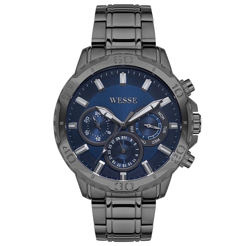 Wesse WWG600405SS 52 mm Füme Erkek Kol Saati