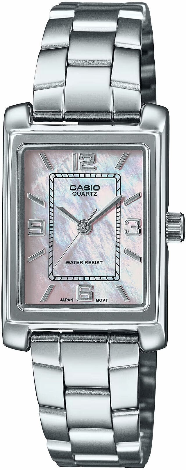 Casio LTP-1234DS-4ADF Quartz Çelik Gri Sedef Kadran 21 mm Kadın Kol Saati