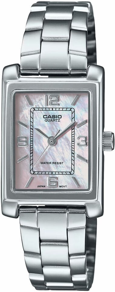 Casio LTP-1234DS-4ADF Quartz Çelik Gri Sedef Kadran 21 mm Kadın Kol Saati