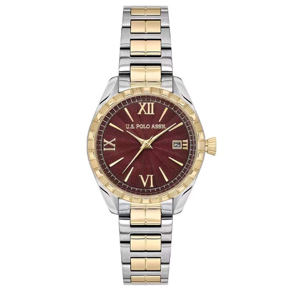 U.s. Polo Assn. USPA2157-04 Quartz Çelik Gri Altın Rengi 31 mm Kadın Kol Saati