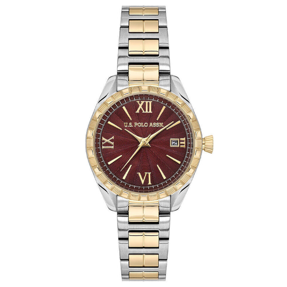 U.s. Polo Assn. USPA2157-04 Quartz Çelik Gri Altın Rengi 31 mm Kadın Kol Saati