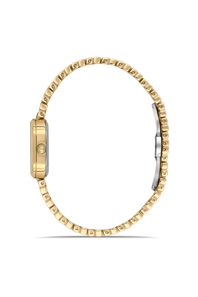 Ferro FL40178A-B Quartz Çelik Sarı 26 mm Kadın Kol Saati