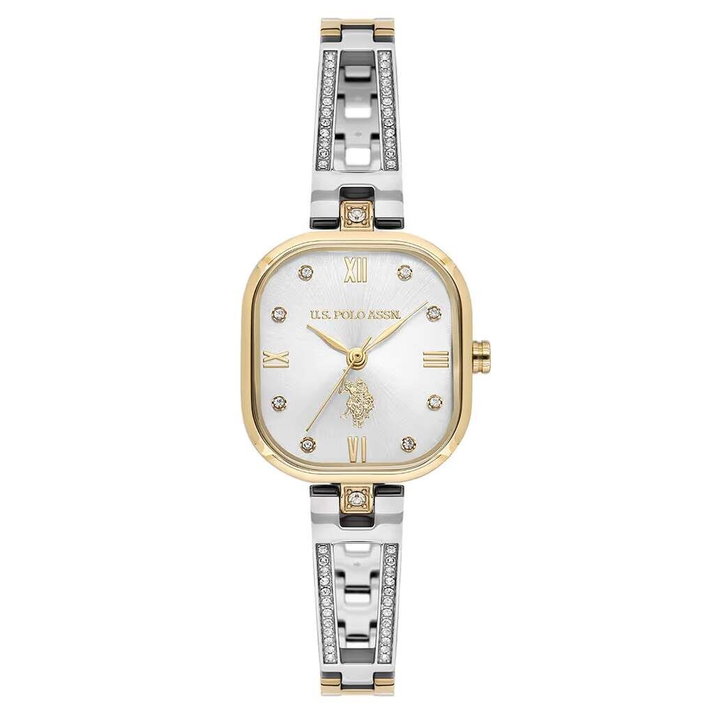 U.s. Polo Assn. USPA2167-02 Quartz Çelik Gri Altın Rengi 24x30 mm Kadın Kol Saati