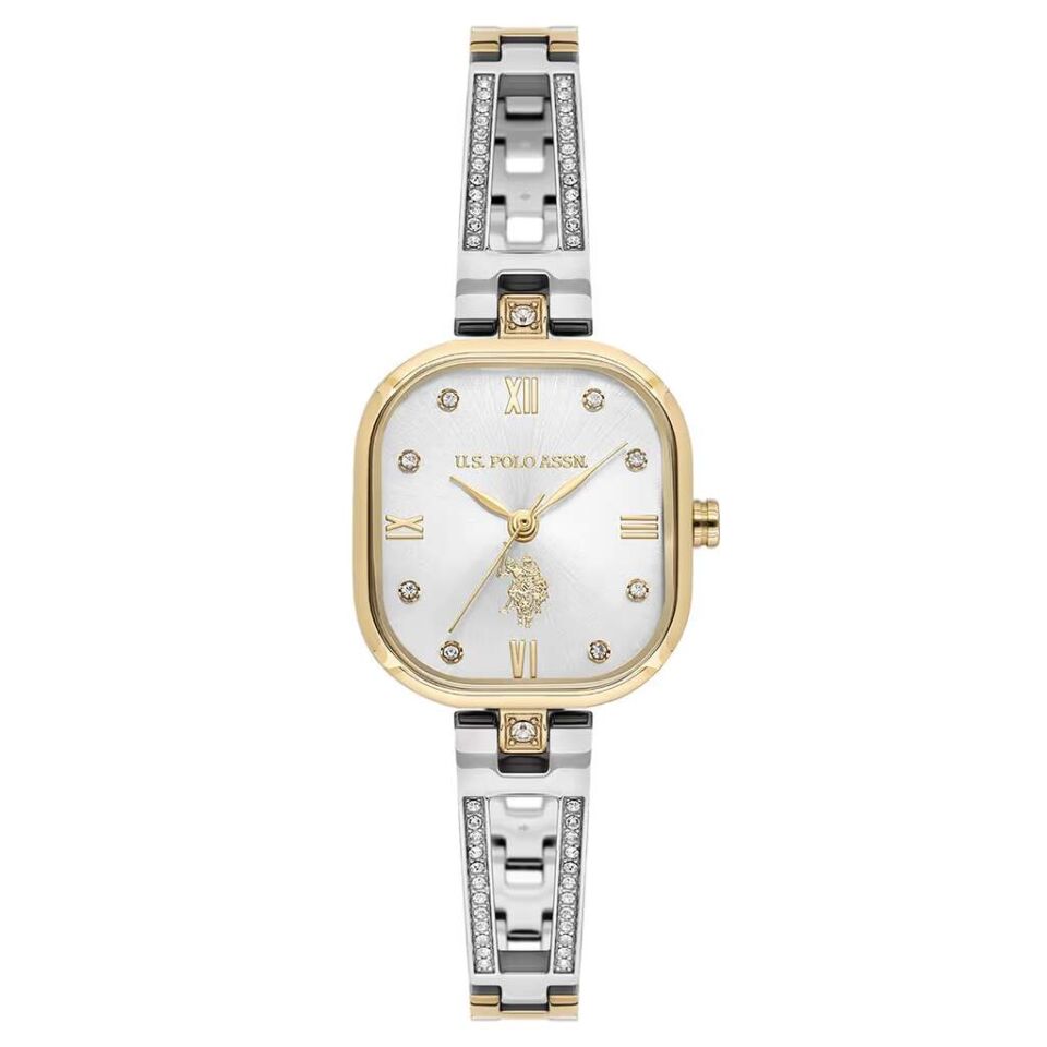U.s. Polo Assn. USPA2167-02 Quartz Çelik Gri Altın Rengi 24x30 mm Kadın Kol Saati
