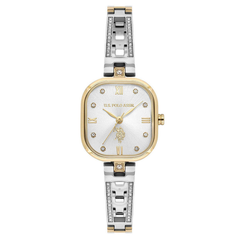 U.s. Polo Assn. USPA2167-02 Quartz Çelik Gri Altın Rengi 24x30 mm Kadın Kol Saati